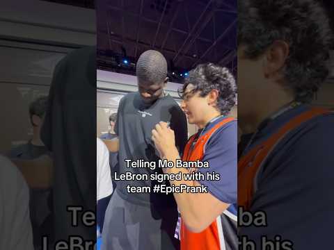 Pranking Mo Bamba 😂 @Whrisss @lamarcusaldridgeonquick
