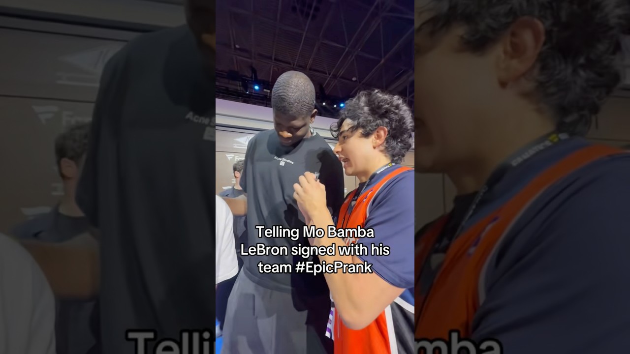 Pranking Mo Bamba 😂 @Whrisss @lamarcusaldridgeonquick