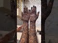 Bridal Mehndi | Floral Pattern | Full Hand Design #youtubeshorts #henna #hennaartist #ytshorts #view