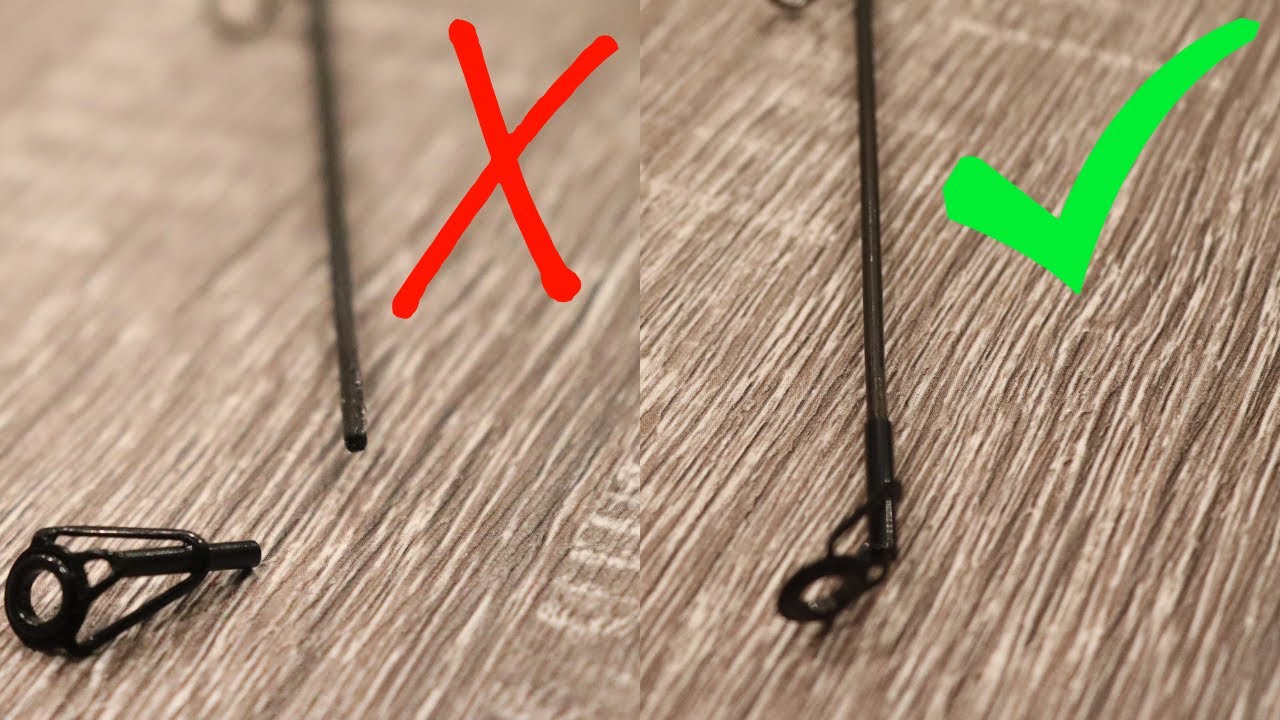 Fast And Easy Way To Fix A Rod Tip (5 Minutes or less!) 