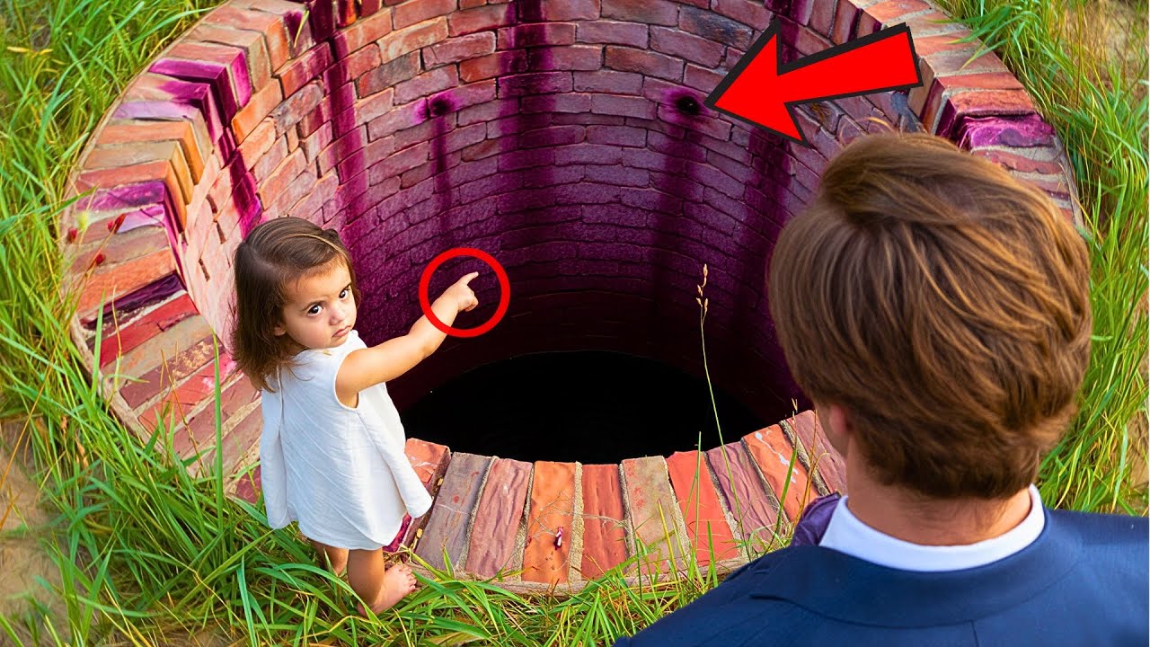 « ابْنَتُكِ هُنَاكَ فِي الْأَسْفَل » قَالَتِ الْفَتَاةُ أَمَامَ الْبِئْرِ، وَلَكِنْ عِنْدَمَا يَنْظُ