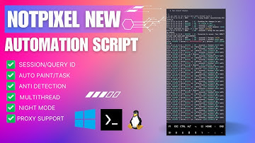 [Updated] Notpixel Automation  Script  | Android + Windows  + Linux | Telegram Mini App Script