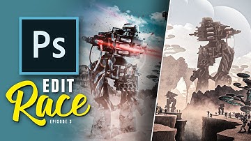 2 Digital Artists use the same stock images! (photoshop) | Edit Race S1E3