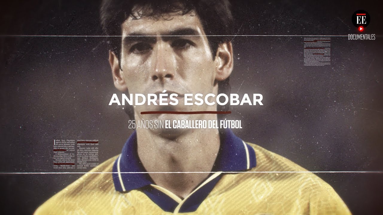 Circunstancias imprevistas silencio Quedar asombrado Andrés Escobar: 25 años sin el caballero del fútbol | El Espectador -  YouTube