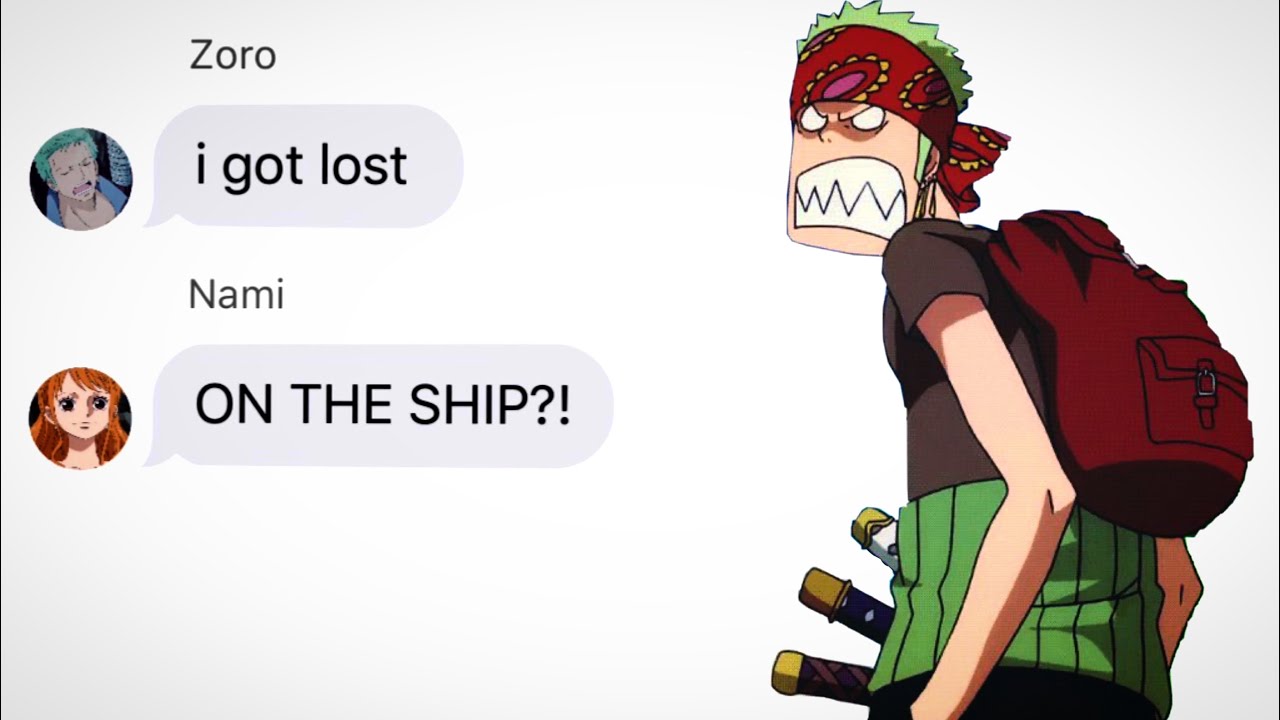 If One Piece Characters Had A Group Chat Youtube