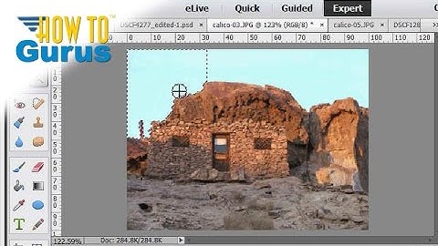 How to Use the Quick Selection Tool in Adobe Photoshop Elements 15 14 13 12 11 Tutorial