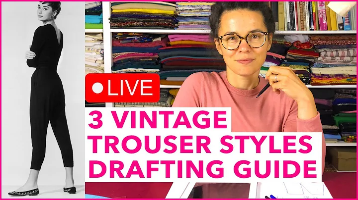 Learn how vintage trousers are drafted - Katharine...