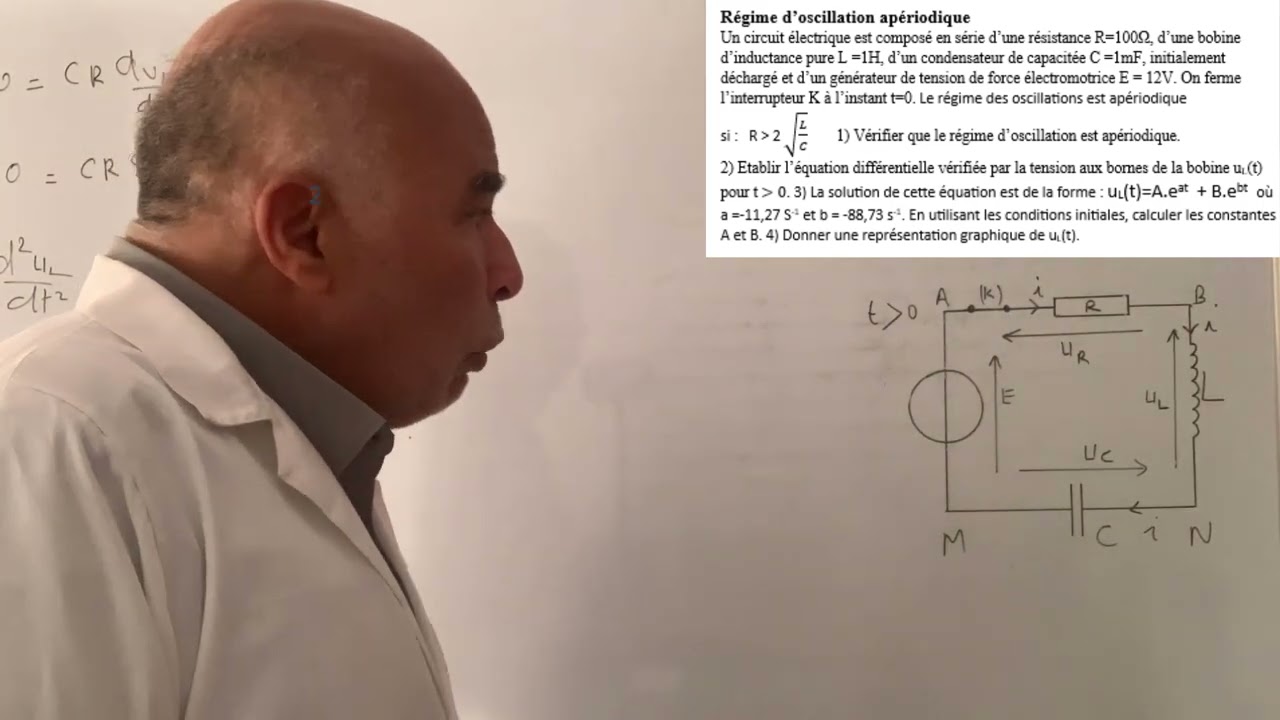 Régime d'oscillaton apériodique