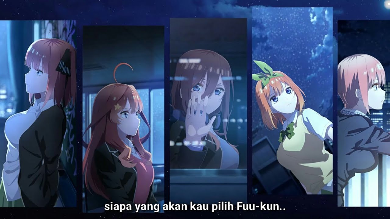 Terbaru dari Gotoubun no Hanayome Movie .. 