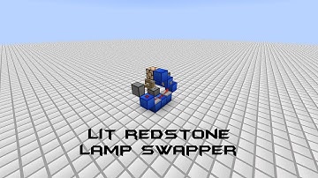 TUTORIAL: Tiny Lit Redstone Lamp Swapper [Response to Fennoman]