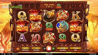 African Sunset 2 slot from GameArt - Gameplay (Free Spins) screenshot 2