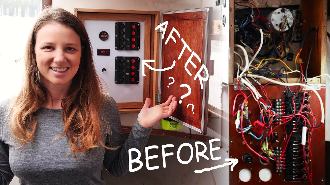 A Total Rebuild for Our Sailboat’s Switchboard – Free Range Sailing Ep 149