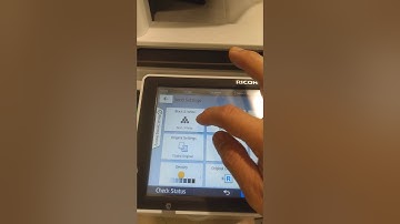 RICOH COPIER MACHINE/how to scan step by step