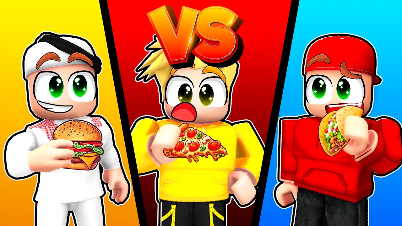 حرب الأكل في روبلوكس!