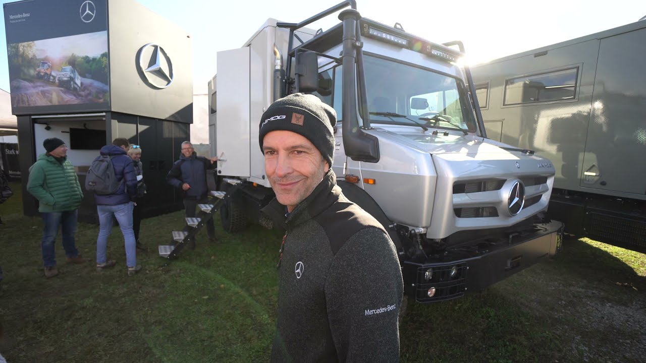 Deutscher Techniker (34) baut die beste  Wohnmobile: Unimog 5023 Hellgeth auf der  Abenteuer Allrad.