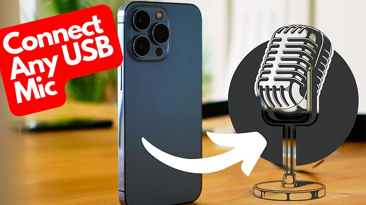 CONNECT any USB MICROPHONE to your IPhone