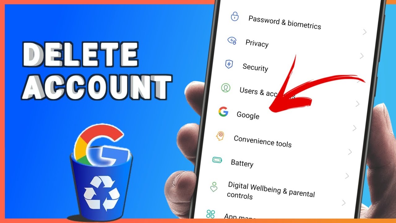 How to Delete Google Account Permanently on Android - YouTube