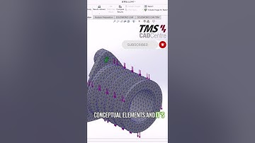 SOLIDWORKS Simulation Mesh and How to Use it #solidworks #solidworkstutorial
