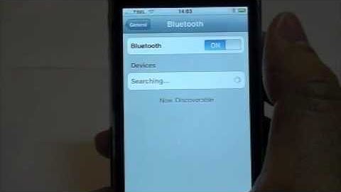 Magnum Bluetooth A2DP Speaker - Pairing with iPhone 3GS