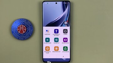 How to turn off the screen with 1 touch using the accessibility menu on OPPO Reno10 5G Android 13