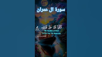 سورة آل عمران#quran #quran #دويتو #duet #دعاء #اكسبلور #دعاءمستجاب #تيك_توك