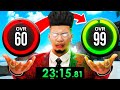 60 Overall To 99 Overall SPEEDRUN in 24 Hours..