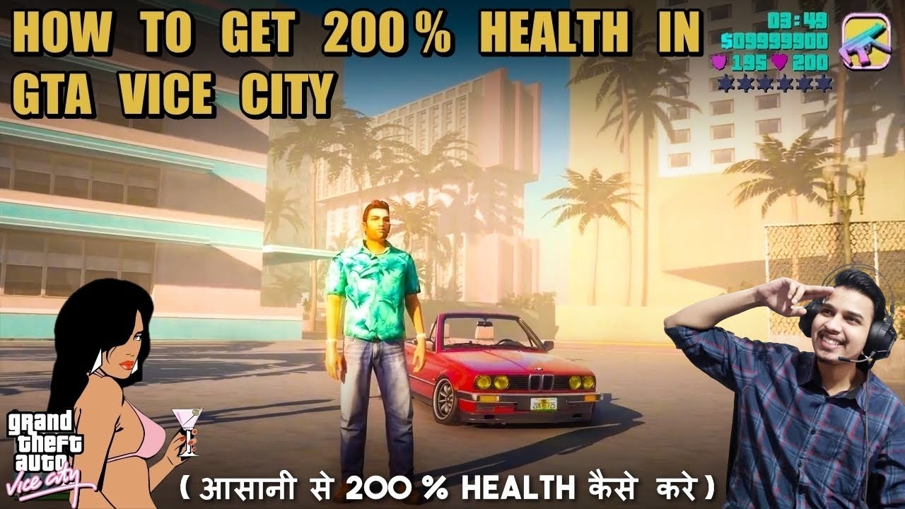 Как получить 200 единиц здоровья в GTA Vice City || One Take Gamer