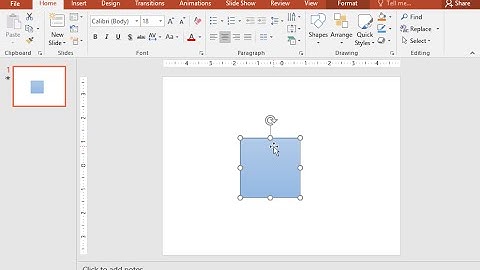 Remove the border from the shape of the slide.