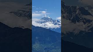 beautiful view Gauri Shankar mountain #trendingshorts #travel #naturelovers