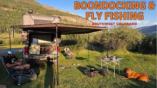 Late Season Fly Fishing in Southwest Colorado & Boondock Camping in our Tune M1 Camper