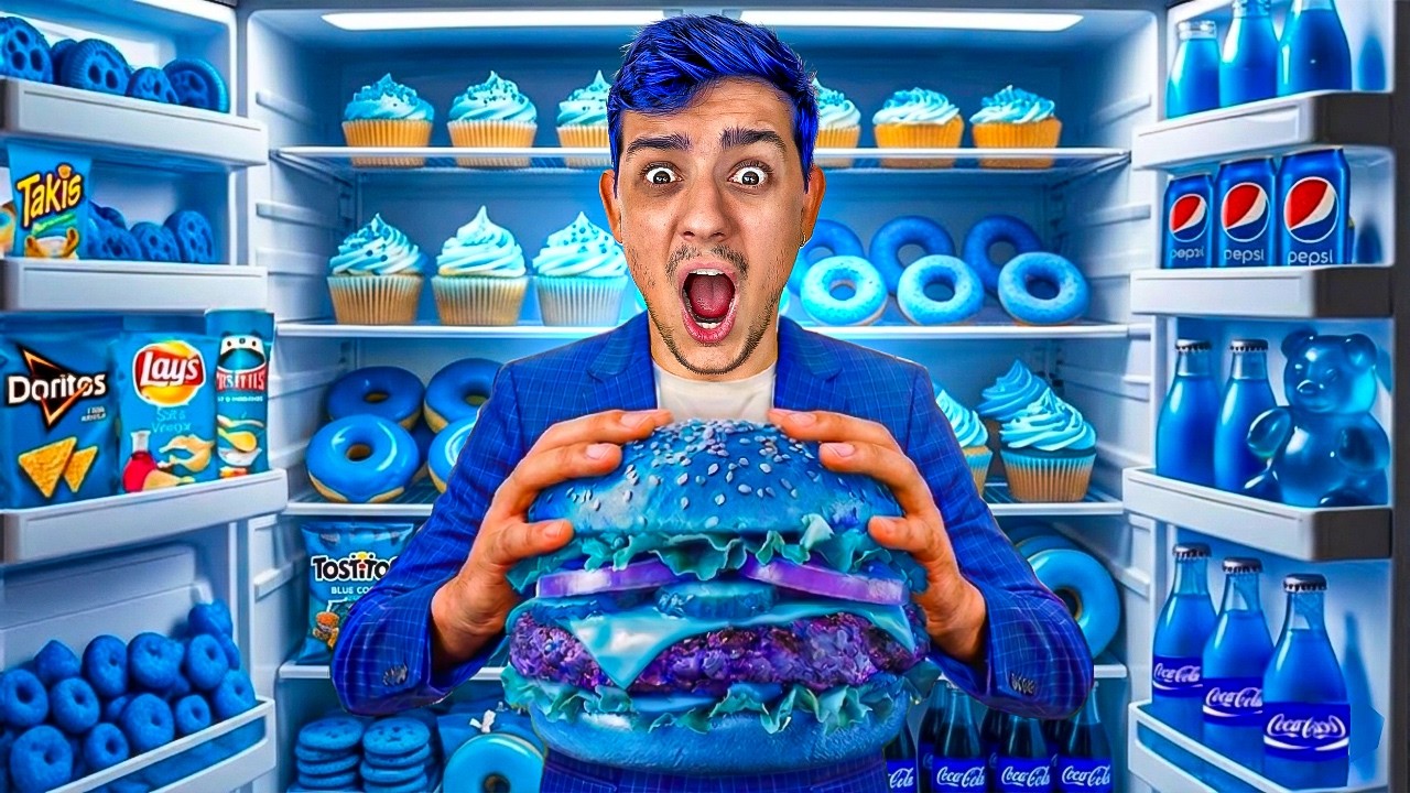 SOBREVIVENDO 24 HORAS SÓ COM A COR AZUL
