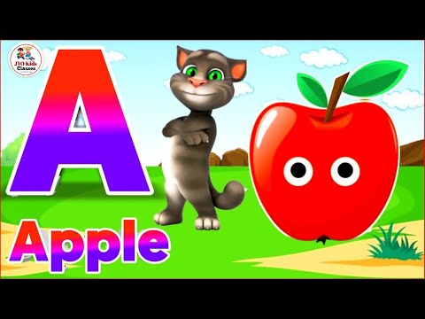 Phonics Song 2 with TWO Words in 3D - A For Apple🍎🍏- ABC Alphabet Songs with Sounds for Children's