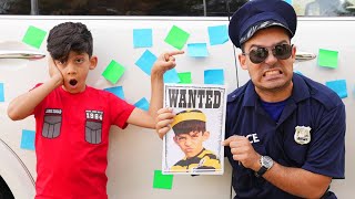 Jason with Officer Alex and Sticky Paper Adventure