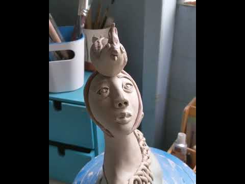 'Bird Woman' sculpture