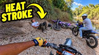 He Passed Out in the Middle of Our Dirt Bike Ride...