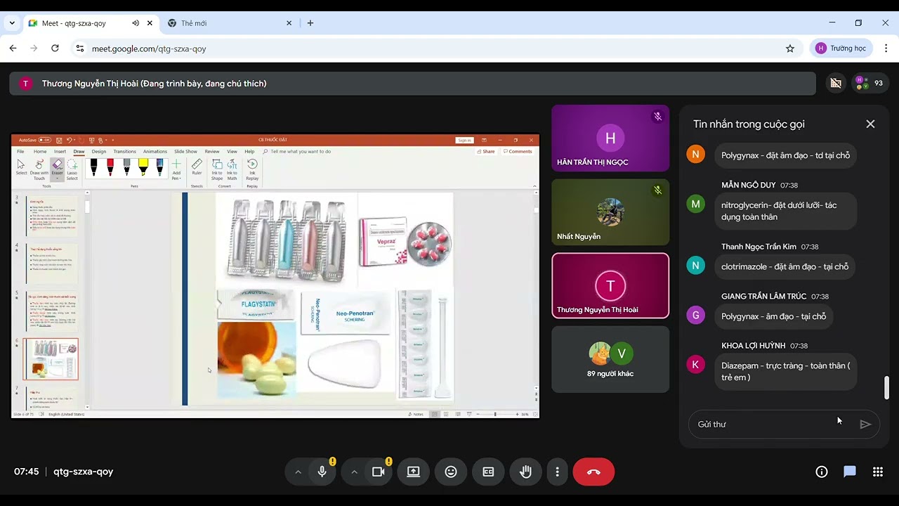 BÀO CHẾ 2 - THUỐC ĐẶT 2- CÔ THƯƠNG