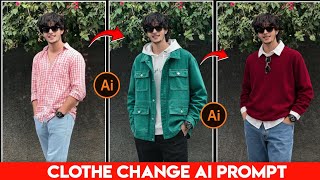 AI outfit change photo Editing trick l Ai Viral Cloth Change Prompt l Dress Change Photo Editing  screenshot 4