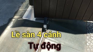 Lề sàn 4 cánh tự động - motor cổng tự động | Trinh AGS