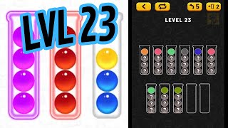 🏅 BALL SORT PUZZLE 🧪 LEVEL 23 🧩 Gameplay Walkthrough