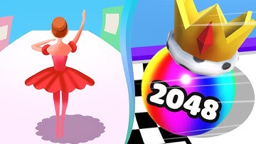 Battle Ballet Vs Ball Merge 2048 New Level Gameplay iOS,Android Walkthrough Alltrailers GVM8EDL