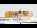 LM64P821, How to Install LED Backlight