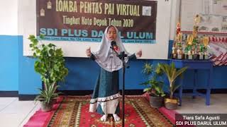 LOMBA PIDATO TEMA BERBAKTI KEPADA KEDUA ORANG TUA DA'I CILIK TIARA SAFA AGUSTI SDI PLUS DARUL ULUM