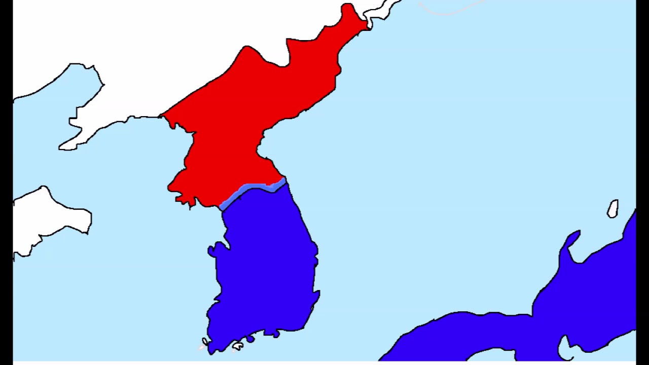 Second Korean civil war simulation - YouTube