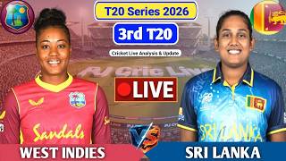 West Indies W Vs Sri Lanka 3rd T20 Match | Live Score Analysis & Discussion | WIW vs SLW T20 Live screenshot 1