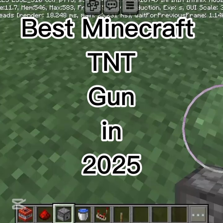 Minecraft best TNT gun in (2025) #minecraft #youtubeshorts - YouTube