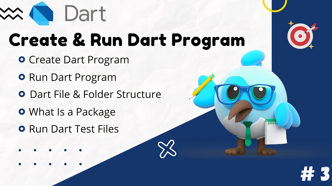 How to Create and Run Dart Project | نحوه ساخت یک پروژه با زبان دارت و ...