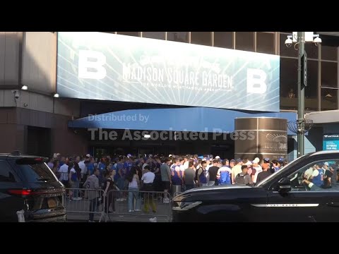 Trump is attending NBA Finals Game 3 between Knicks and Spurs with increased security