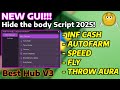 Roblox Hide the body Script GUI / Hack (INF CASH, AUTOFARM, THROW AURA, AND MORE)
