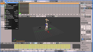 Blender Tutorial Linking More Motions to a Carnegie Mellon University Motion Capture Stick Man