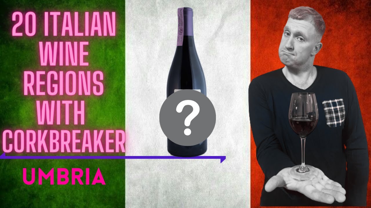 20 Italian Wine Regions with Corkbreaker - Umbria
